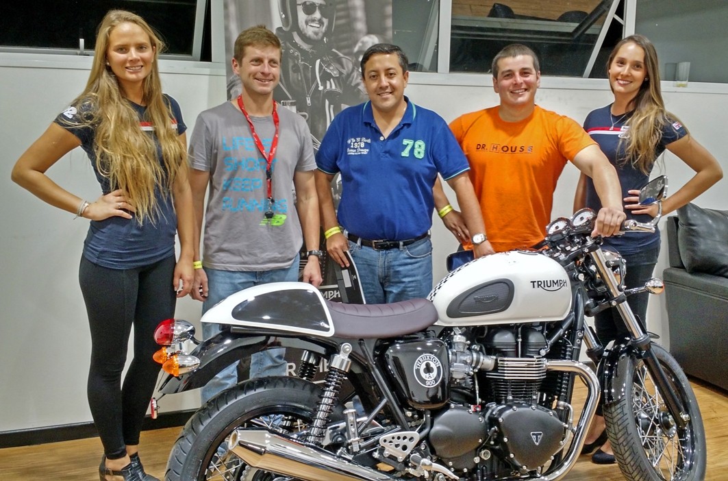 Presentación oficial de la Triumph Thruxton Ace Special Edition en GP Motorsports Viña del Mar